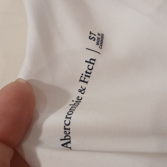 New Abercrombie & Fitch One Shoulder Traveler Mini Dress White Size Small Tall - Picture 4 of 6